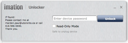Imation Unlocker