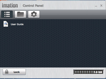 Imation Control Panel